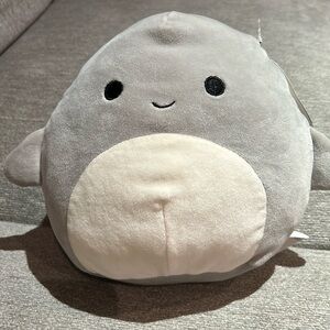 Squishmallow Gordon Shark 8” NO Teeth,  Rare
